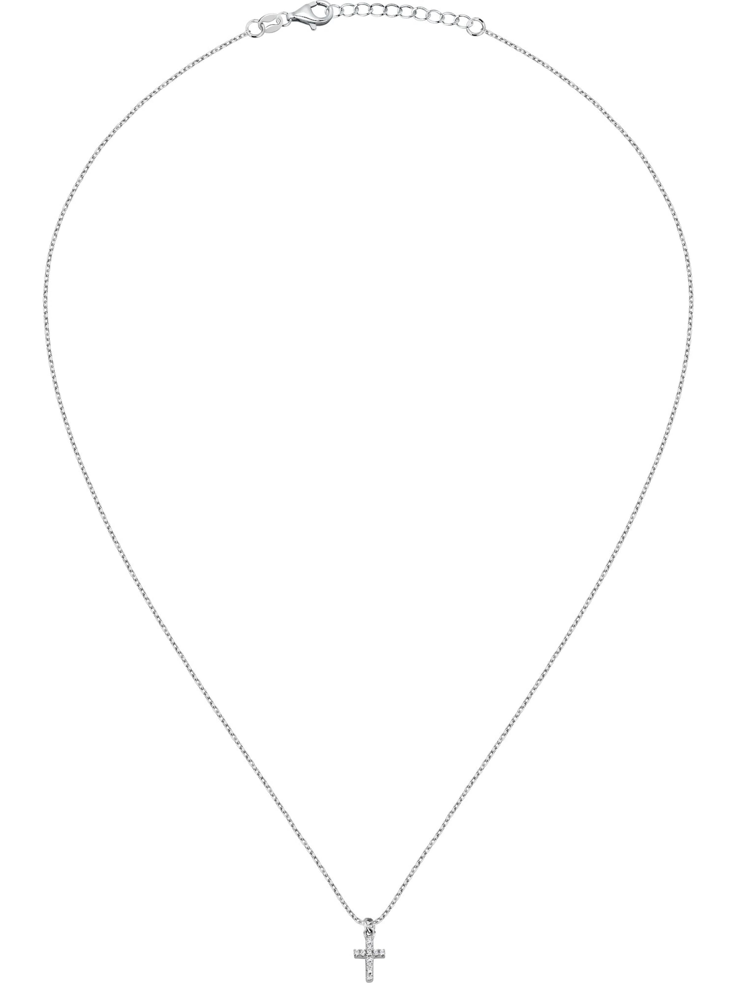 La Petite Story Kette 'La Petite Story' in silber / transparent, Produktansicht