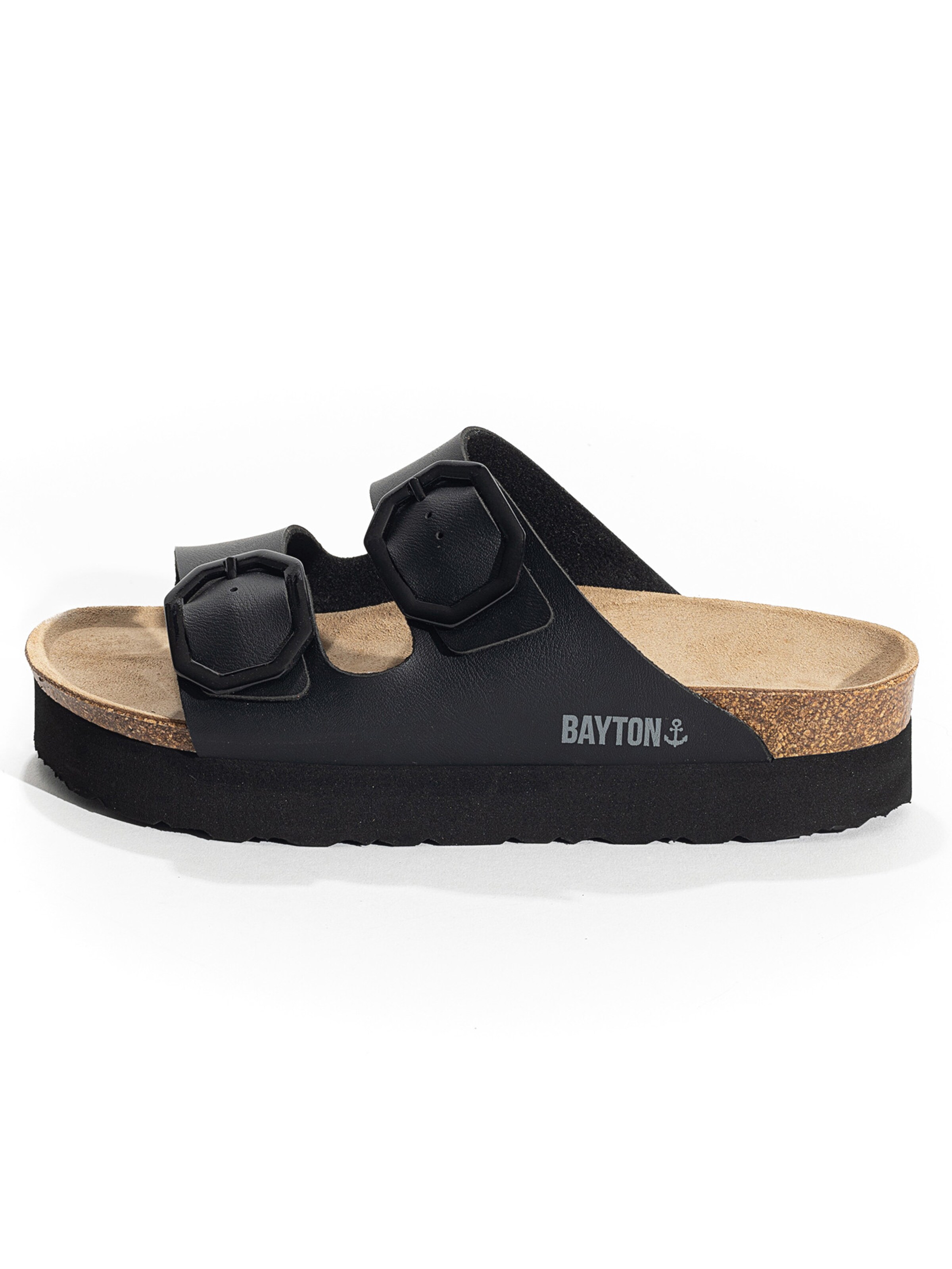 Bayton Šľapky 'Japet' - Čierna: predná strana