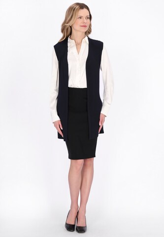 usha BLACK LABEL - Colete de malha 'Classic' em azul