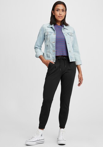 Oxmo - Tapered Calças 'Anita' em preto