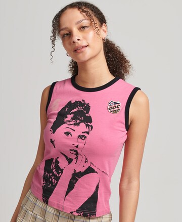 Superdry Top in Roze: voorkant