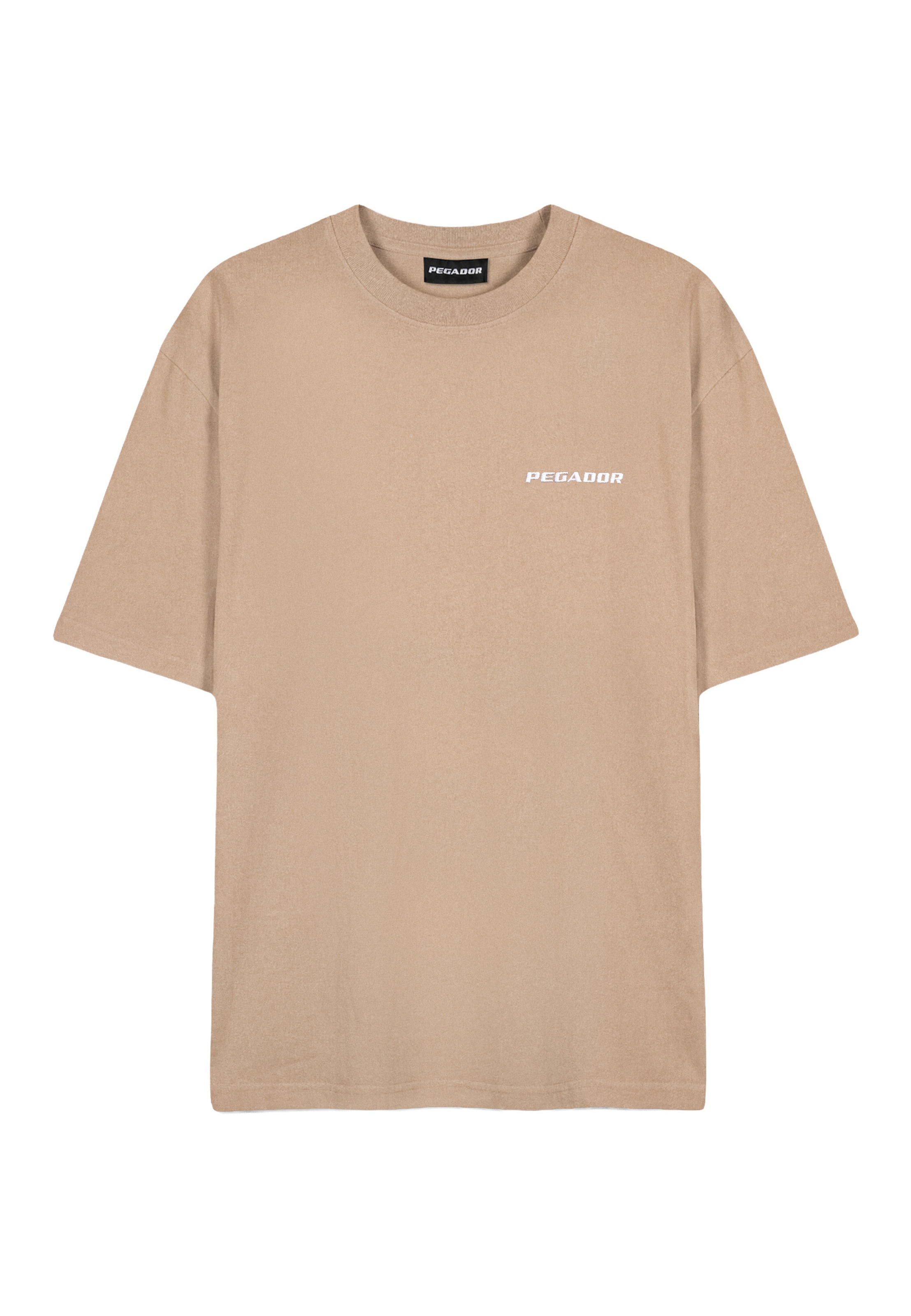 Pegador T-Shirt in L in camel / weiß, Produktansicht