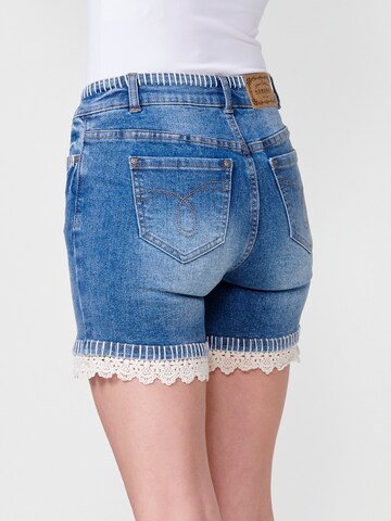 KOROSHI Slimfit Jeans i blå