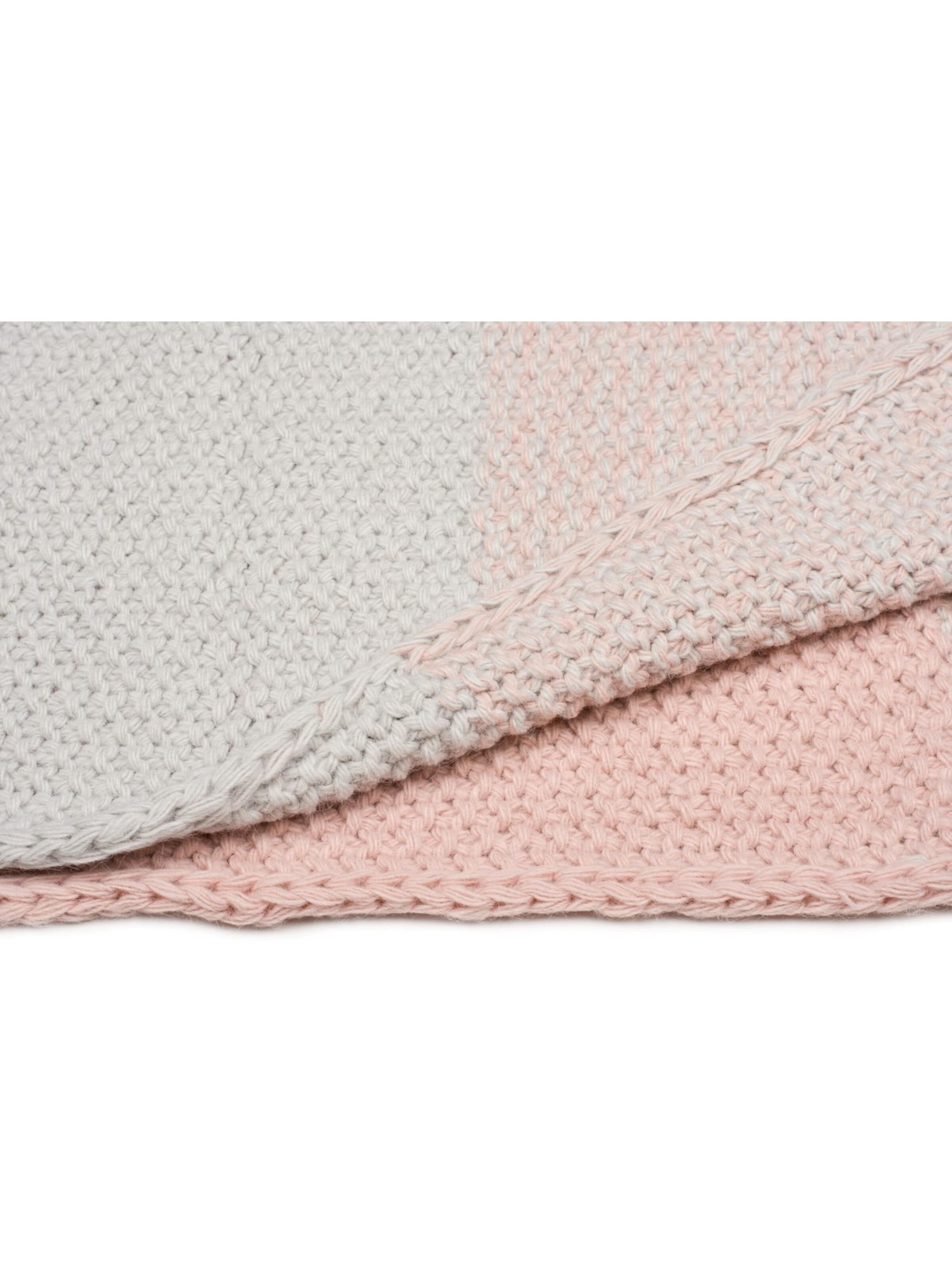 styleBREAKER Schlauchschal '2-Farbiges Ombré Strick Loop'‌‌‌‌‌‌‌‌‌ in Pink
