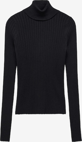 MANGO Pullover 'GOLETAC' in Schwarz: predná strana