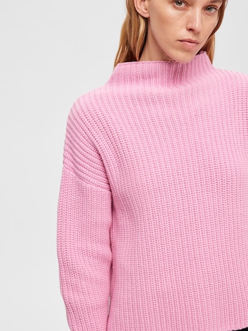 SELECTED FEMME Sweater 'Selma' in Pink