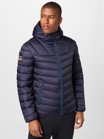 NAPAPIJRI Between-Season Jacket 'AERONS' in Blue: front