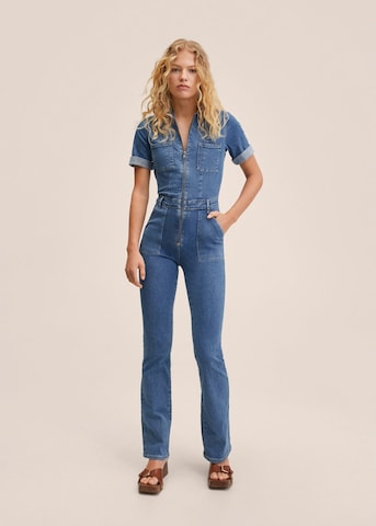 MANGO Jumpsuit 'Diana' in Blue: front