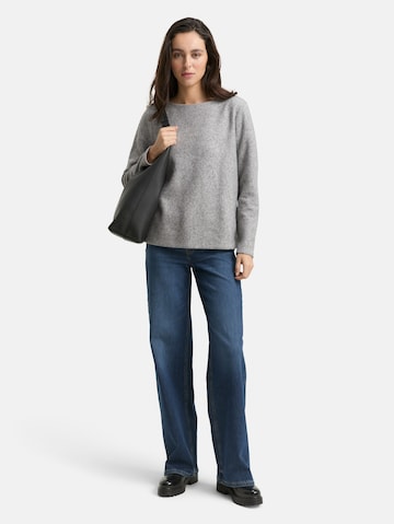 TOM TAILOR Sweatshirt in Grau: Vorderseite