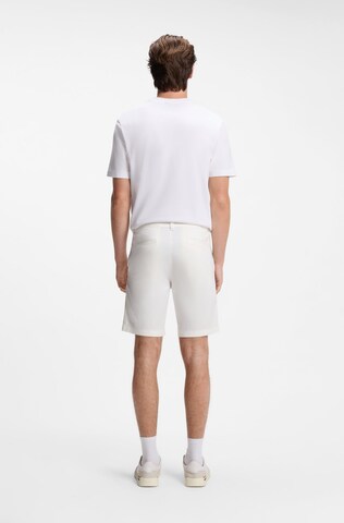 BOSS Slimfit Hose in Weiß