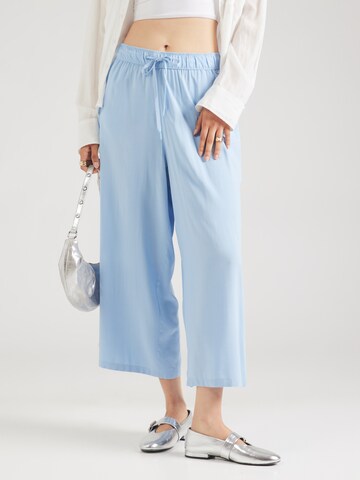 Wide leg Pantaloni di QS in blu: frontale