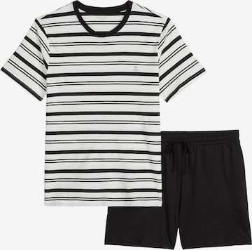 Marc O'Polo Pyjama kort ' Mix N Match ' in Beige: voorkant