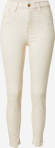 River Island Skinny Jeans 'Spice' in Beige: front