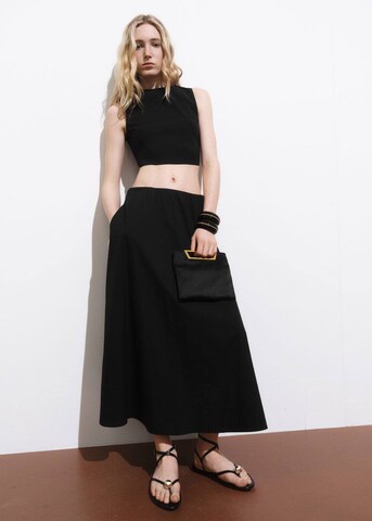 MANGO Skirt 'Creta' in Black