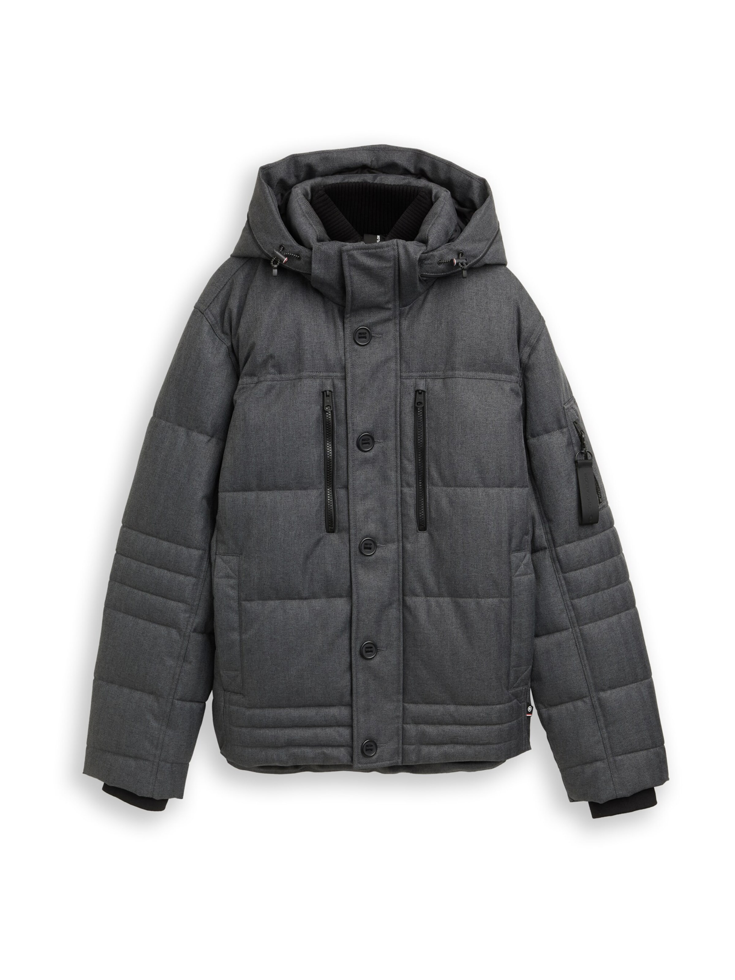 TOM TAILOR Jacke in Grau: Vorderseite