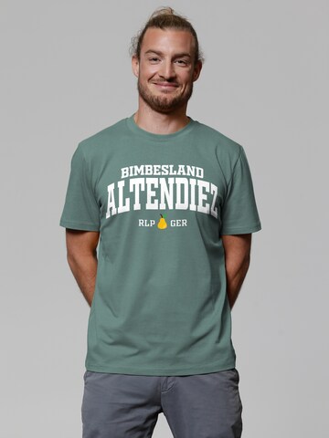 T-Shirt 'Altendiez Bimbesland' Watapparel en vert : devant