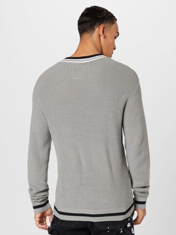 HOLLISTER Sweater 'VARSITY' in Grey