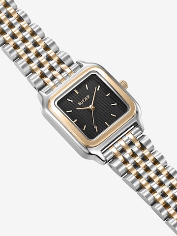 BURKER Watches Analog watch 'Macy Black Gold Silver' in Gold