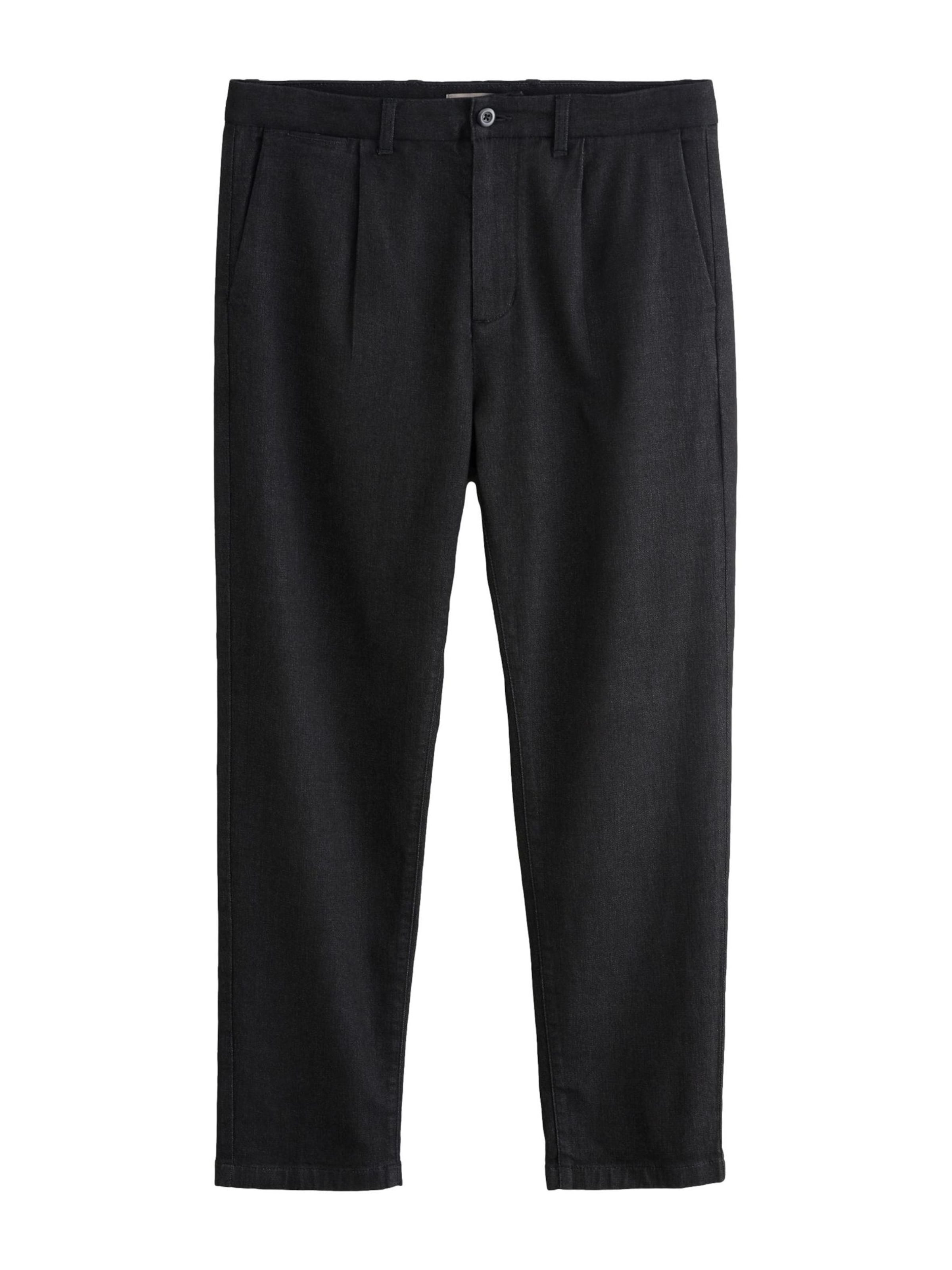 Jeans con pieghe di Next in nero: frontale