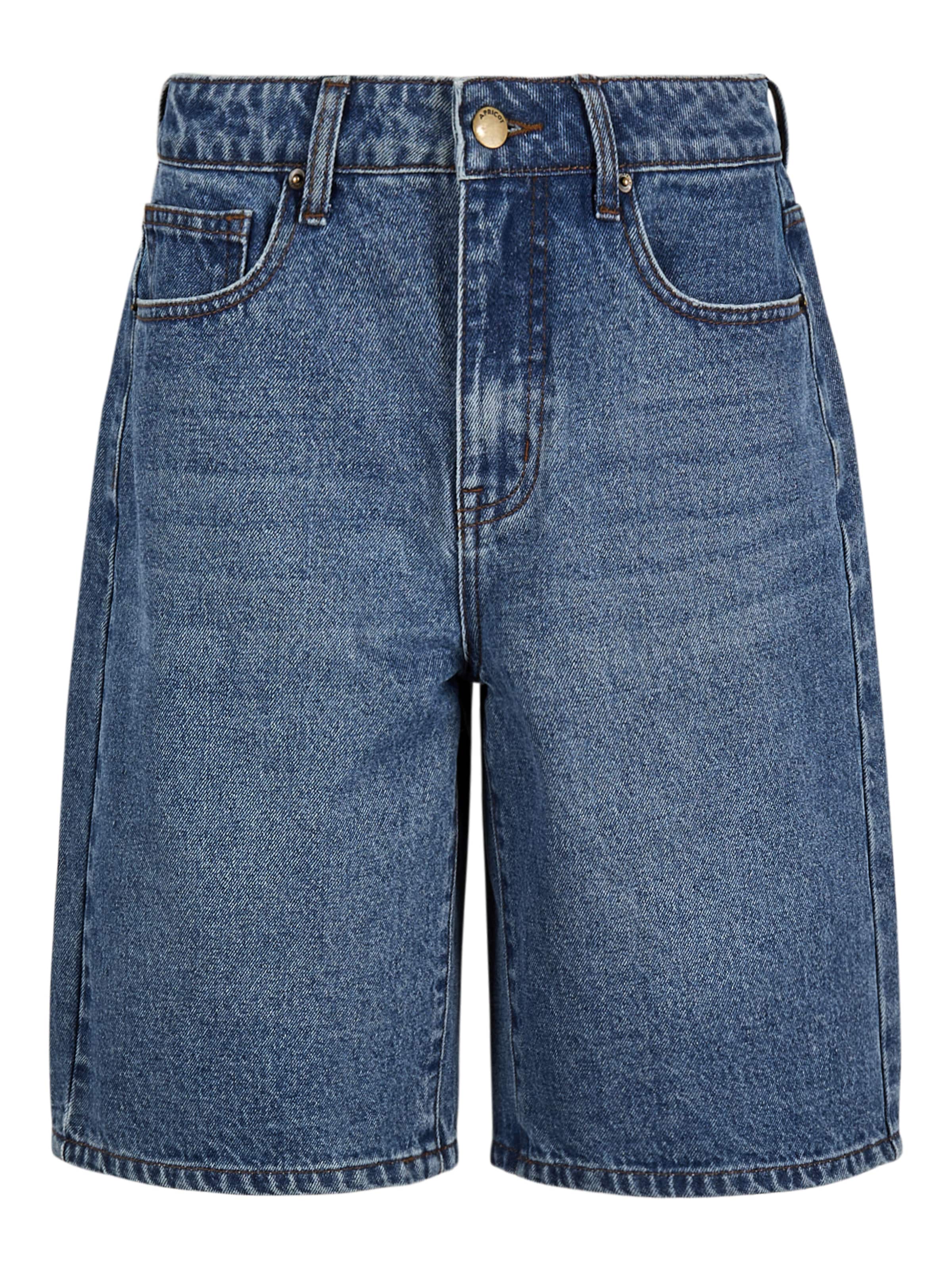 Wide Leg Jean Apricot en bleu : devant