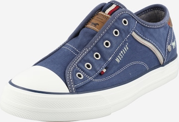 Sneaker bassa di MUSTANG in blu: frontale