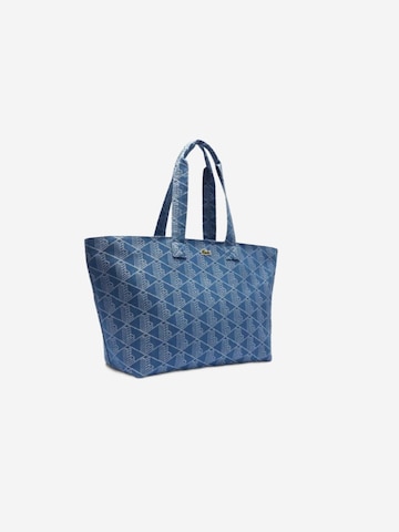 LACOSTE Torba shopper 'Lacoste Sac Cabas XL Summer Pack Mono Jacquard Denim' w kolorze niebieski
