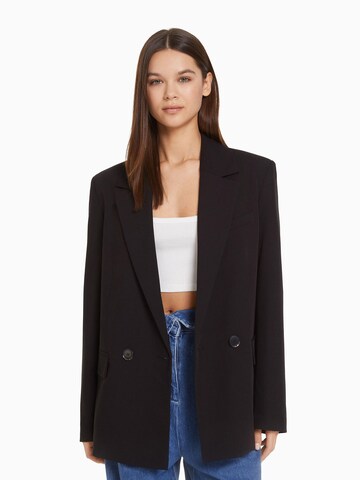 Bershka Blazers in Zwart: voorkant