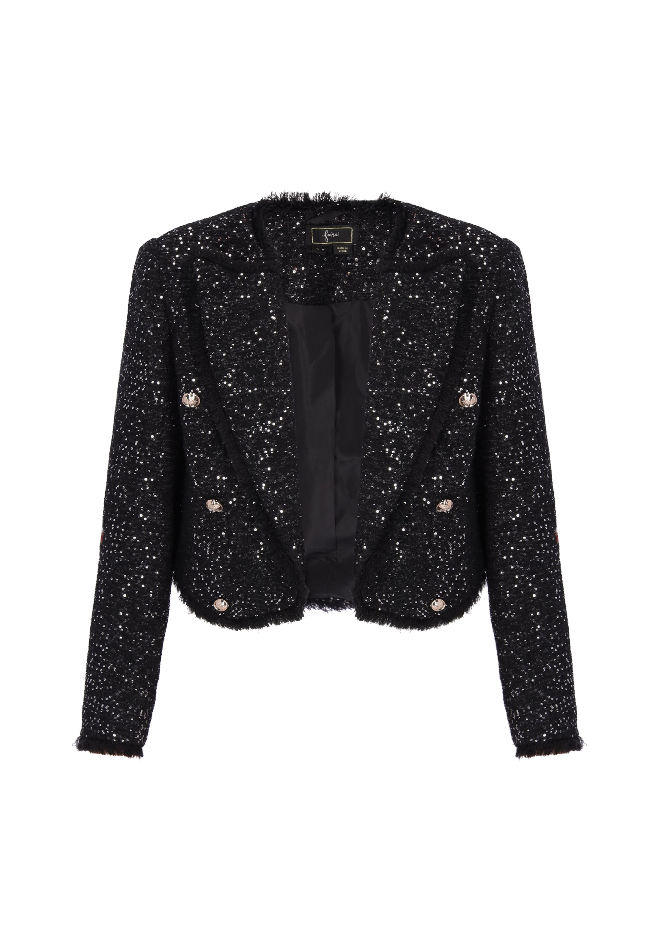 faina Blazers in Zwart: voorkant