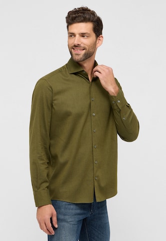 ETERNA Comfort fit Zakelijk overhemd in Groen: voorkant