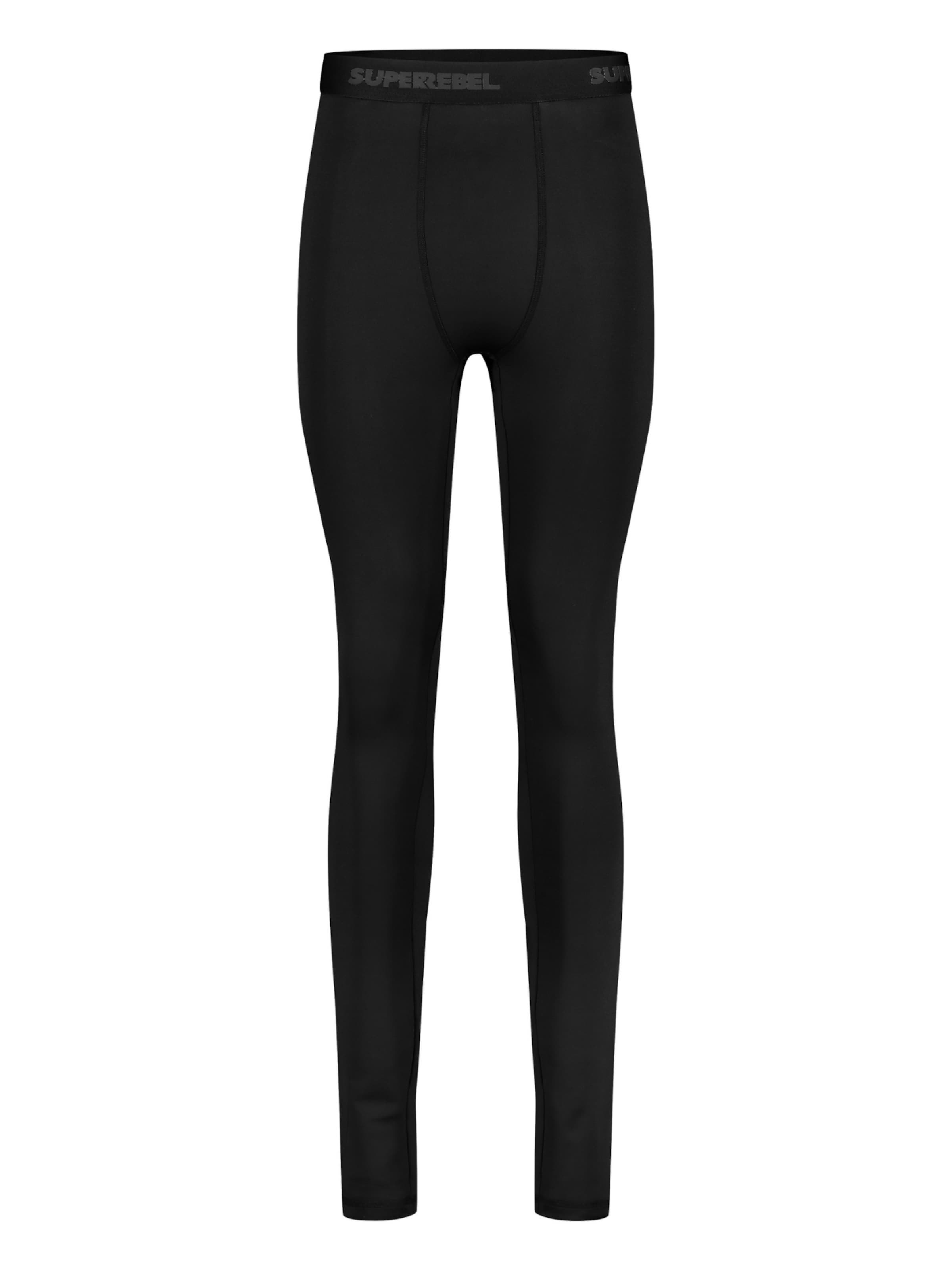 Pantaloncini intimi lunghi 'TOM' di SUPERREBEL® GEAR in nero