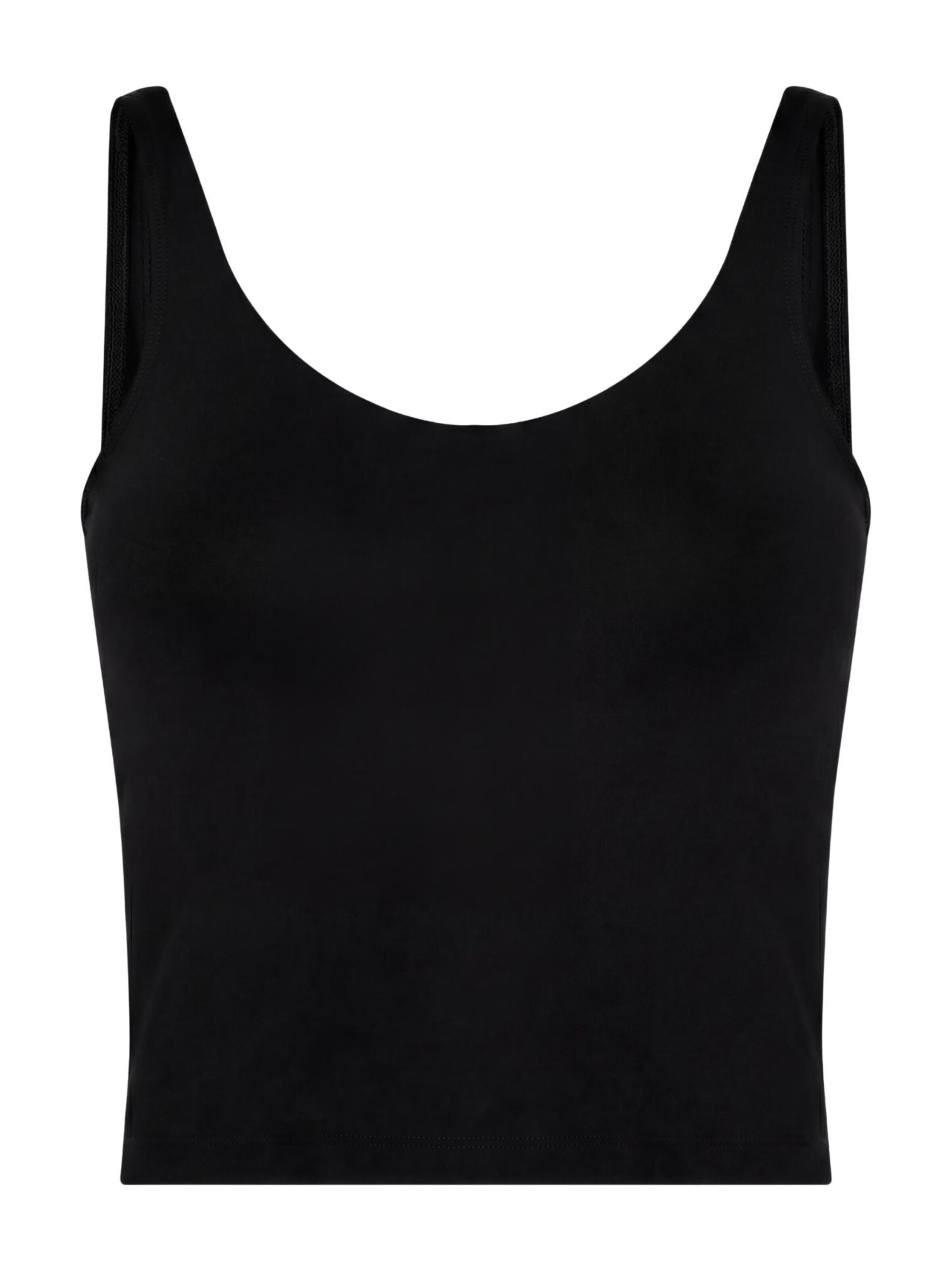 YO-GAYA Sporttop 'Sculpting Top' in Zwart: voorkant