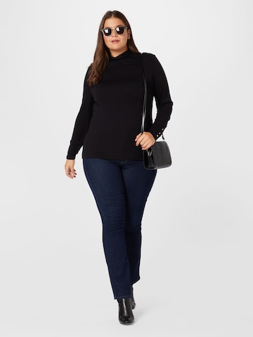 juoda Dorothy Perkins Curve Marškinėliai