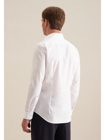 SEIDENSTICKER Slim fit Zakelijk overhemd in Wit