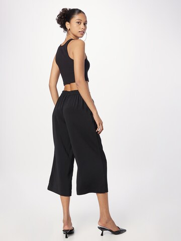 VERO MODA Wide leg Παντελόνι πλισέ σε μαύρο