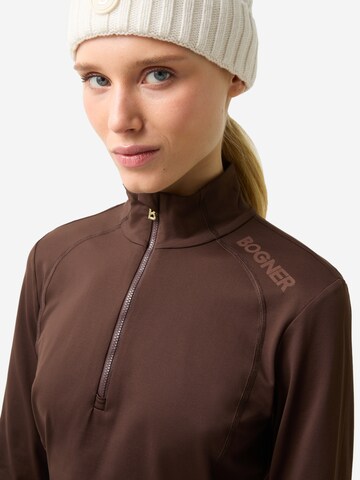 BOGNER Performance Shirt 'Medita' in Brown