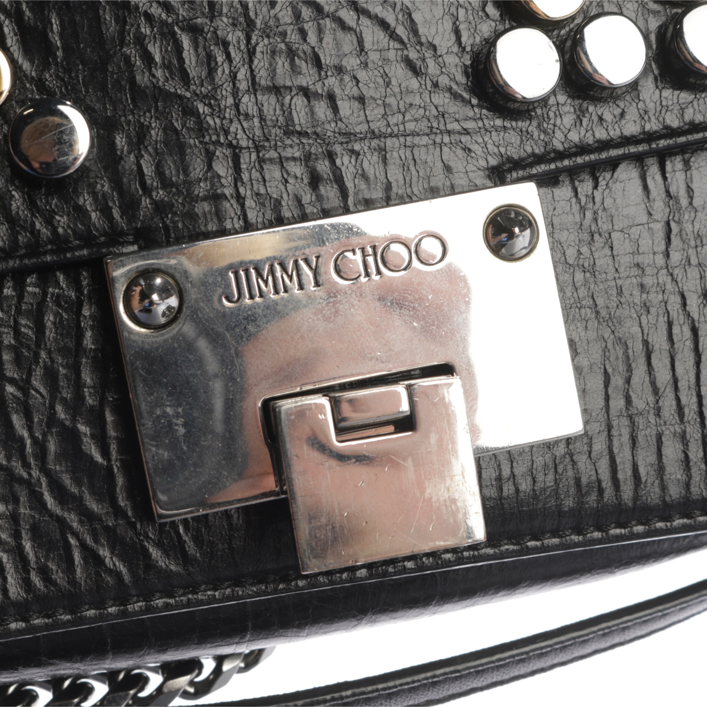 JIMMY CHOO Schultertasche / Umhängetasche One Size in Schwarz