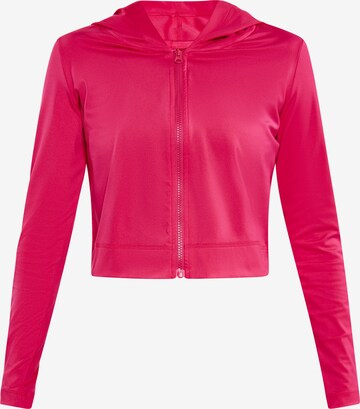 faina Athlsr Sweatvest in Roze: voorkant