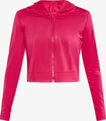 faina Athlsr Zip-Up Hoodie in Pink: front