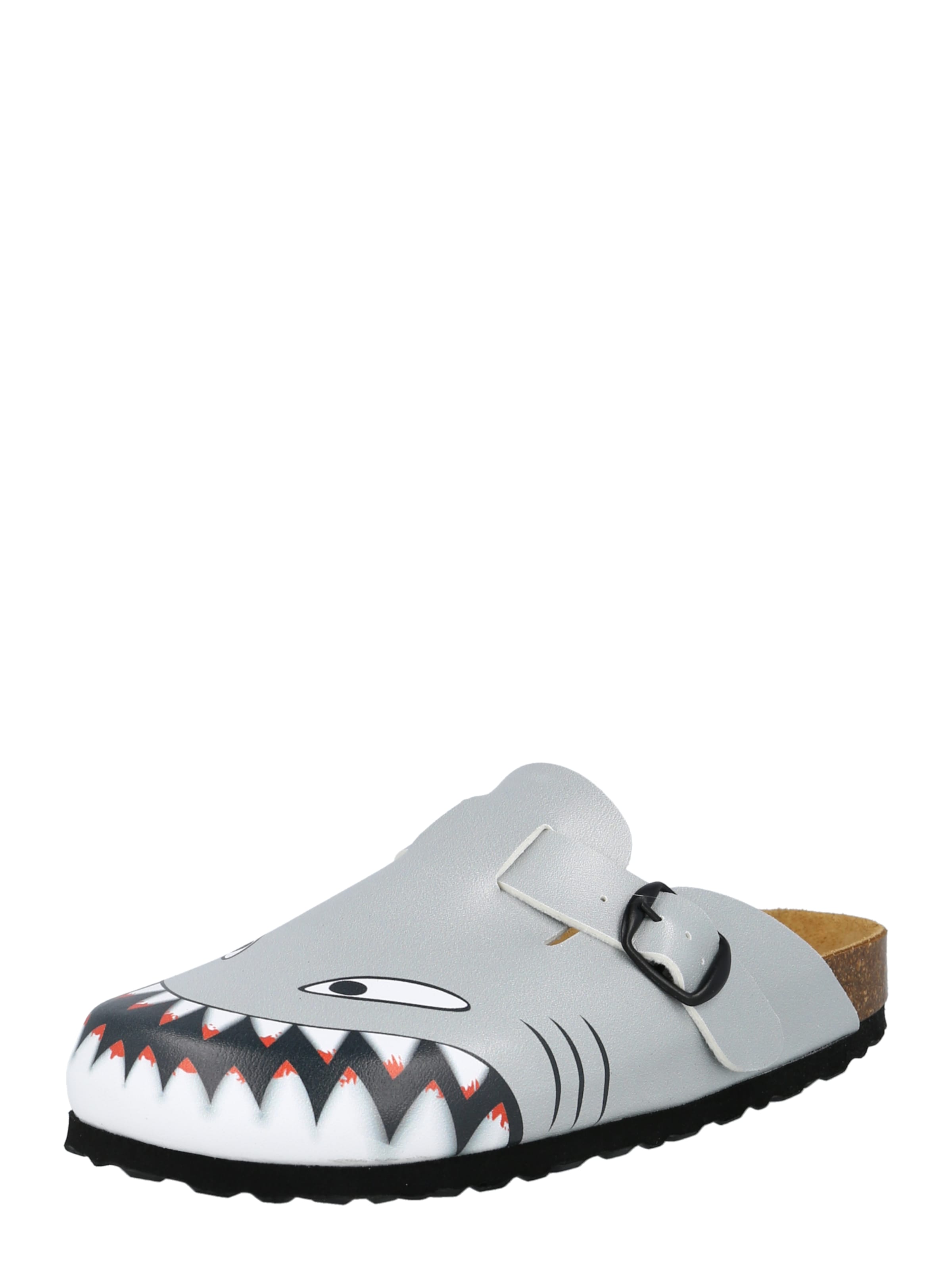 LICO Hausschuh in Grau: Vorderseite