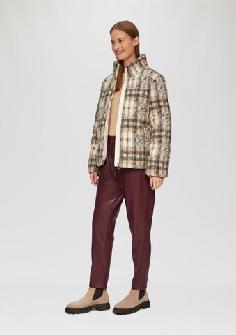s.Oliver Tapered Trousers in Red