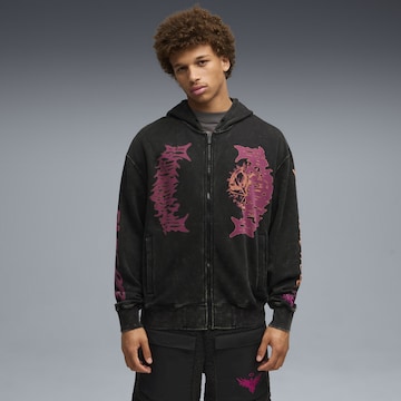 PUMA Sweatvest in Zwart: voorkant