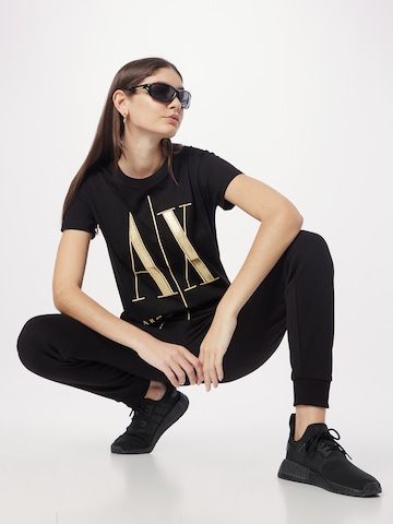 ARMANI EXCHANGE T-shirt i svart