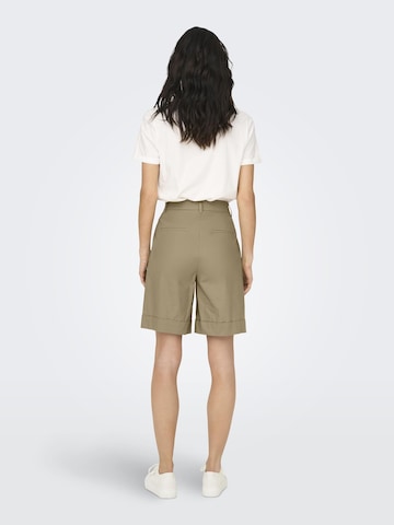 ONLY Loosefit Παντελόνι πλισέ 'ONLRosalie' σε καφέ