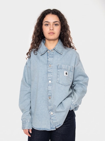 Carhartt WIP Bluse 'W' Alta Shirt Jacket Blue' i blå: forside