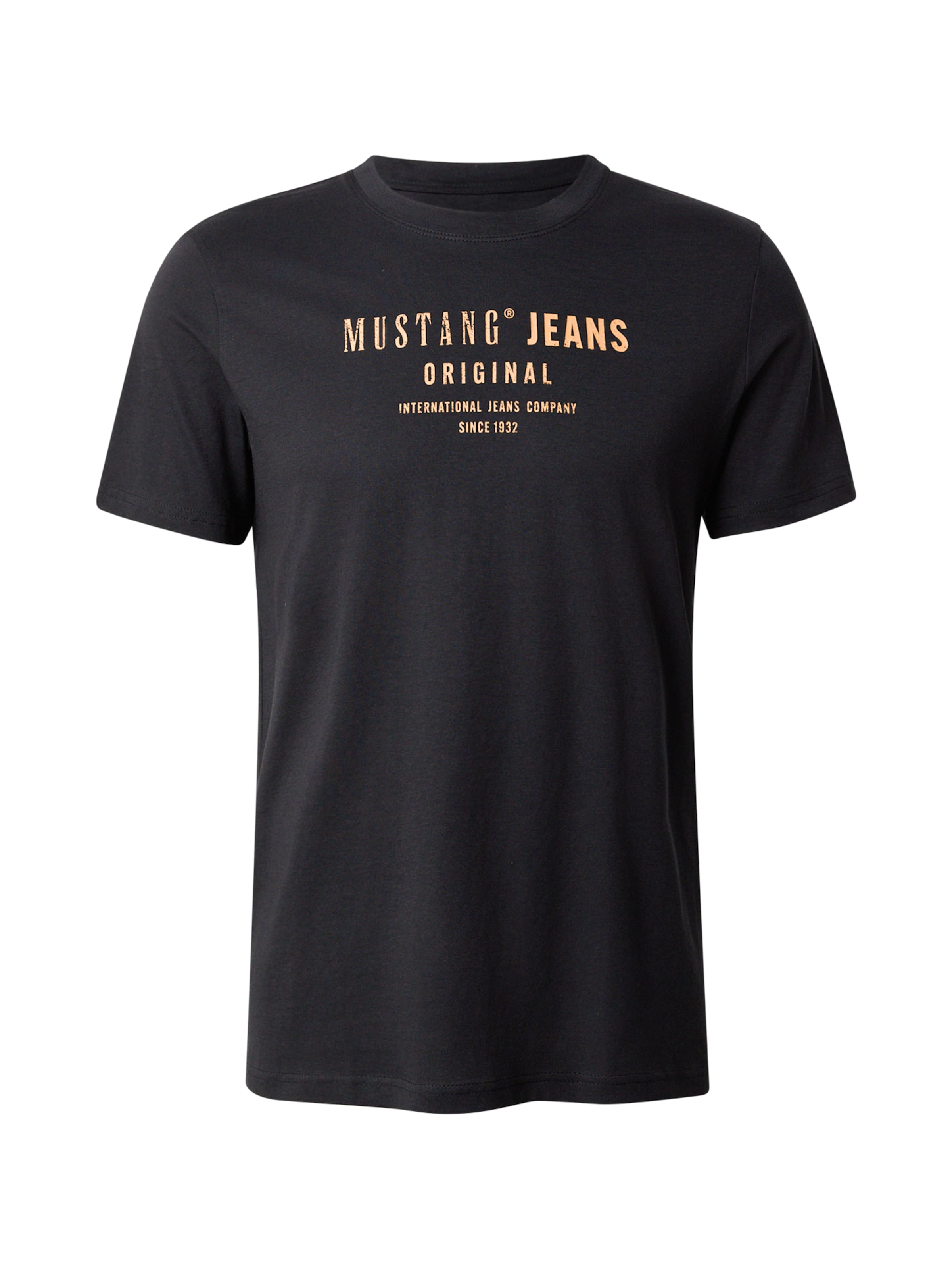Tricou 'Austin' de la MUSTANG pe negru: față