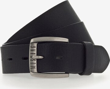 Ceinture MUSTANG en noir : devant