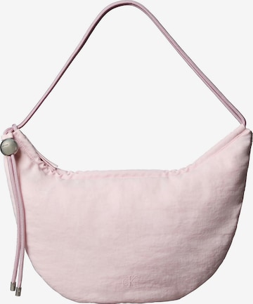 Sac bandoulière Calvin Klein en rose : devant