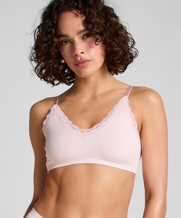 Hunkemöller Bustier BH 'Lola' in Pink: Vorderseite
