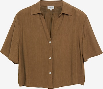 s.Oliver Bluse in Braun: Vorderseite