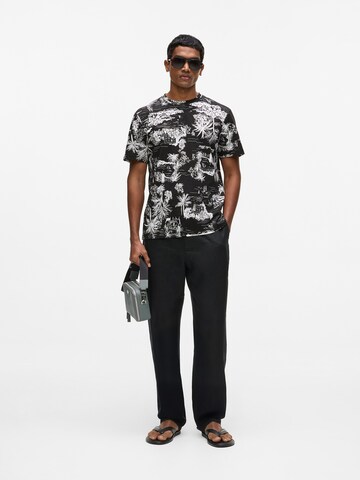 Karl Lagerfeld Тениска в черно